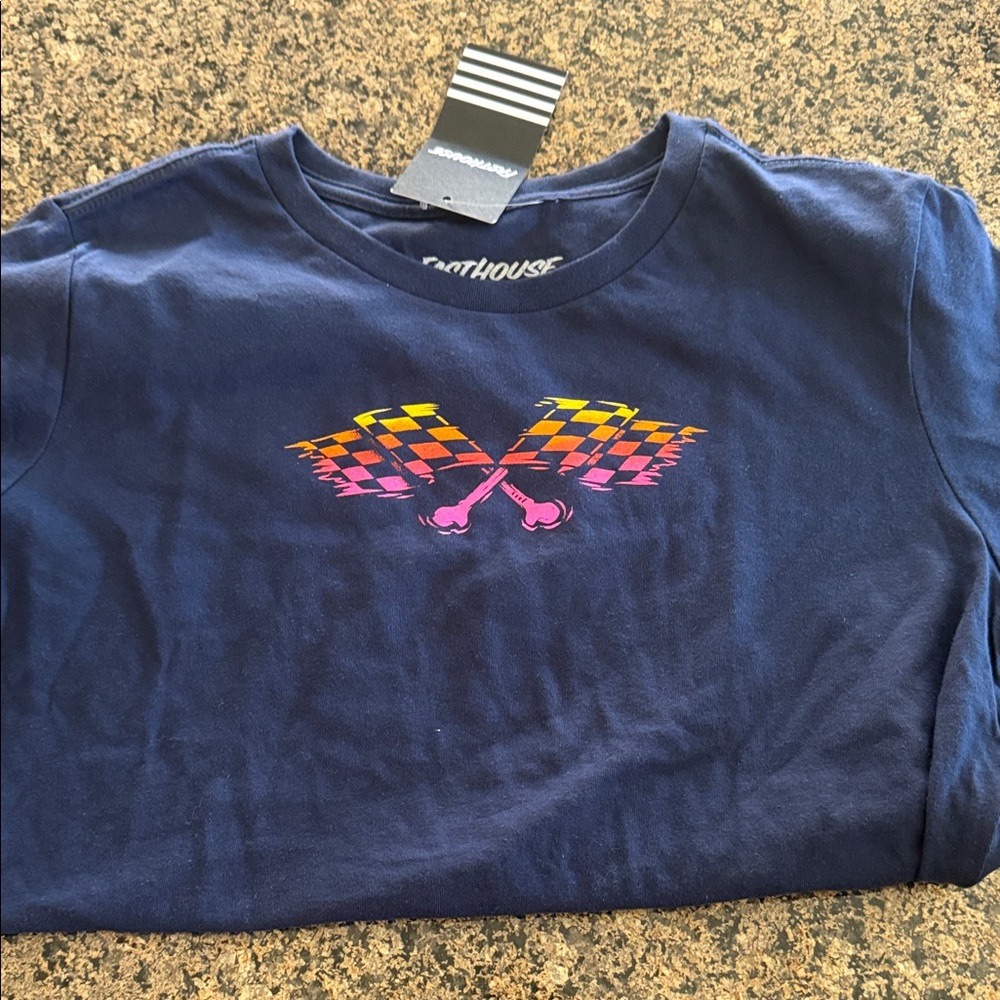 Women's Navy Graphic Tee